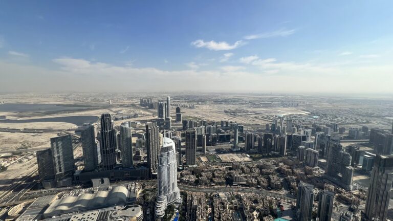 Burj Khalifa Top view – 7 Days in Dubai and Abu Dhabi Itinerary 2025