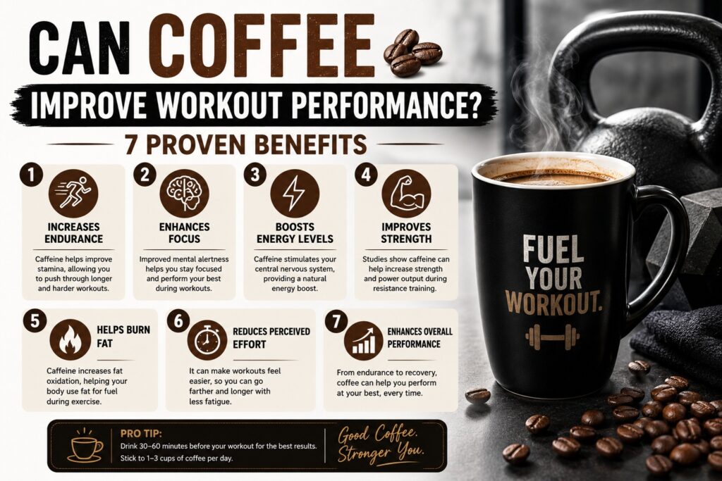 'coffee improve workout performance'